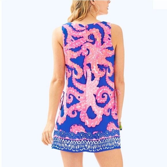 Lilly Pulitzer Donna Romper Rare Mocean Pattern Starfish Design Size 00 - Picture 6 of 9